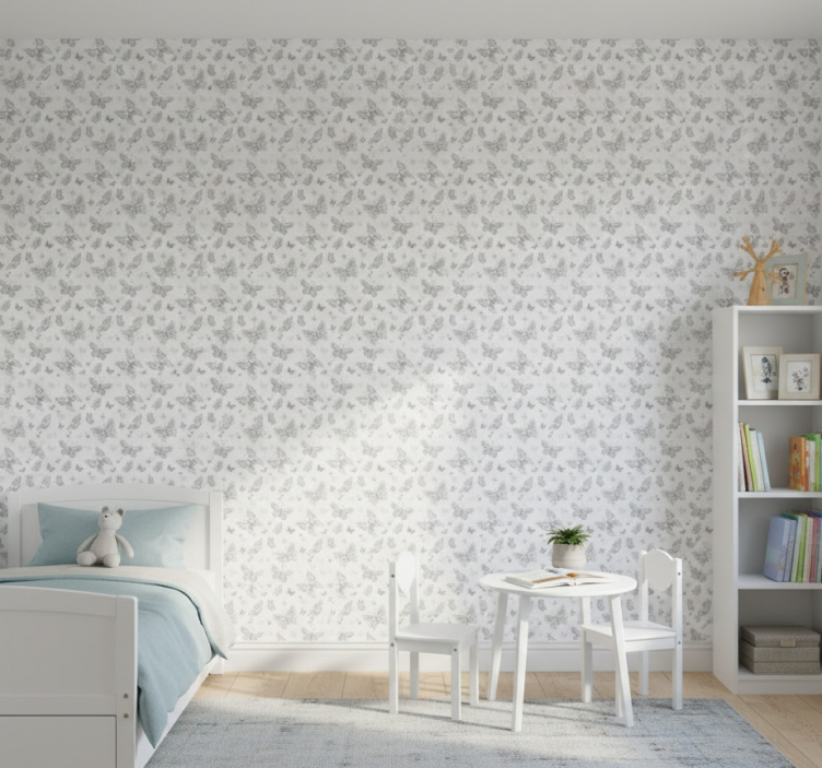 Papier peint papillons volants - TenStickers