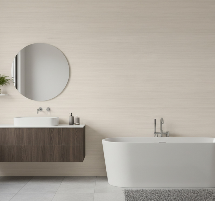 Papier peint salle de bain simplicité urbaine blackout - TenStickers