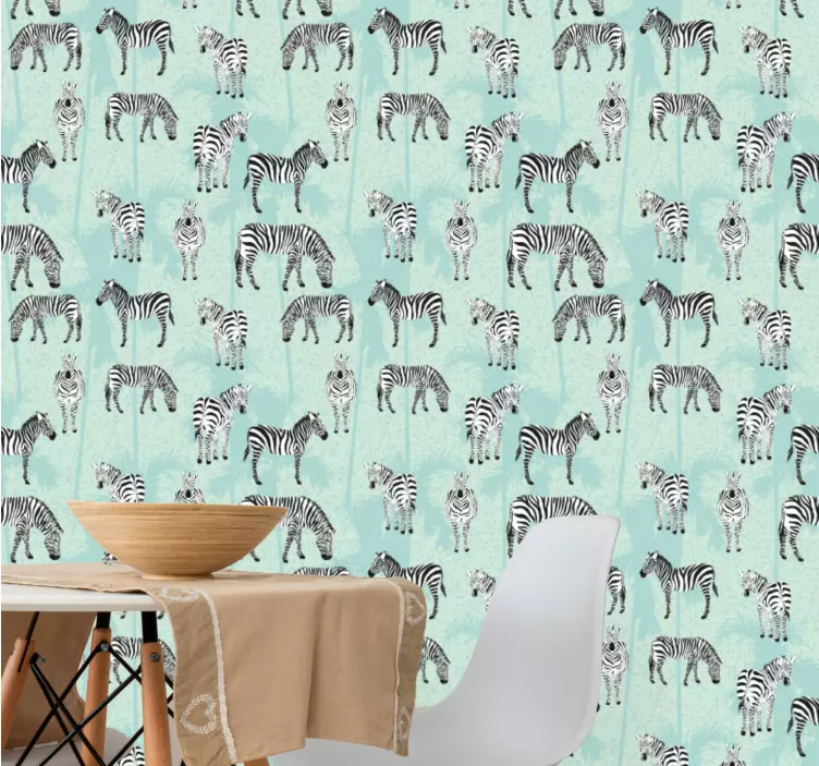 Papier zèbre motifs zébrés - TenStickers