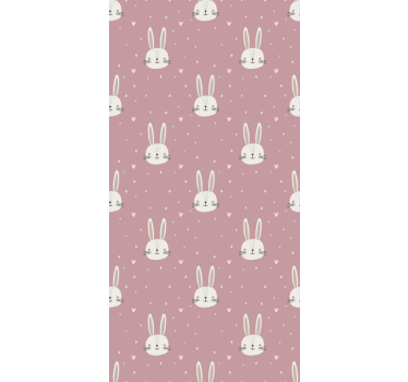 Papier peint chambre enfant motif boho rose - TenStickers