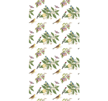 Papier peint chambre enfant voleurs de fruits en nature - TenStickers