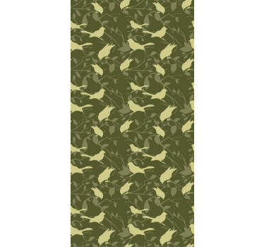 Papier peint chambre enfant style victorien vert - TenStickers