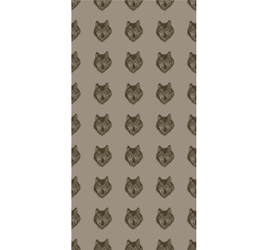 Papier peint chambre enfant loup européen - TenStickers