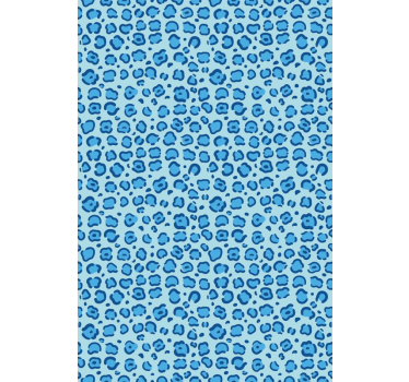 Papier peint chambre enfant motif à pois bleus - TenStickers