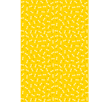 Papier peint chambre enfant motif os ludique - TenStickers
