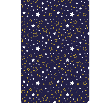 Papier peint chambre enfant motif nuit étoilée - TenStickers