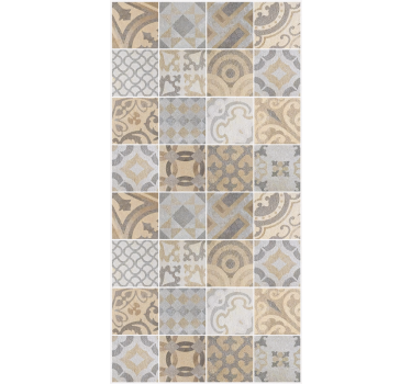 Papier peint cuisine ciment "arancioni" - TenStickers