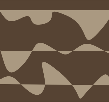 Papier peint cuisine marron abstrait - TenStickers