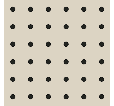 Papier peint cuisine motif pois beiges - TenStickers