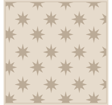 Papier peint cuisine motif étoilé beige - TenStickers