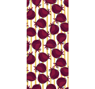 Papier peint cuisine motif grenade - TenStickers