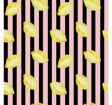 Papier peint cuisine motif citron énergique - TenStickers