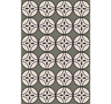 Papier peint cuisine harmonie circulaire - TenStickers