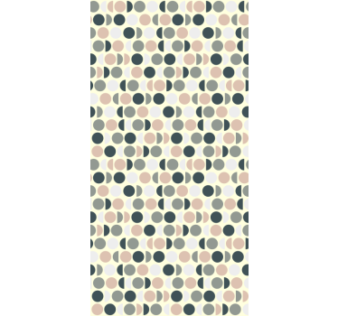 Papier peint cuisine cercles élégants - TenStickers
