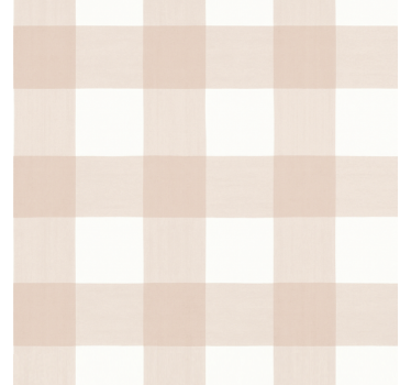Papier peint chambre enfant carreaux roses - TenStickers