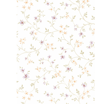 Papier peint chambre enfant design floral simple - TenStickers