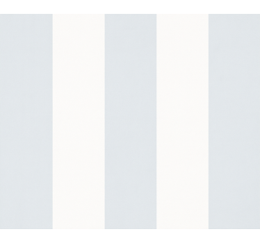 Papier peint chambre enfant rayures bleu ciel et blanc - TenStickers