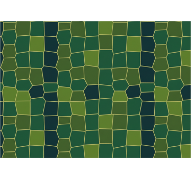 Papier peint cuisine motif crocodile vert - TenStickers