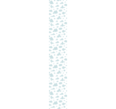 Papier peint chambre enfant motif bleu doux et froid - TenStickers