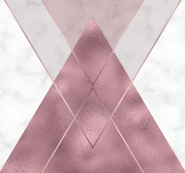 Papier peint chambre marbre rose et gris - TenStickers