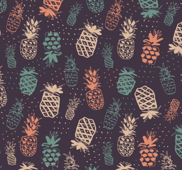 Papier peint cuisine pommes de pin automnales - TenStickers