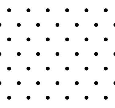 Papier peint avec rond Points réguliers sur fond blanc - TenStickers