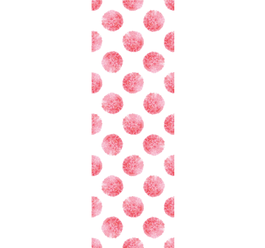 Papier peint cercles texture pointillée - TenStickers