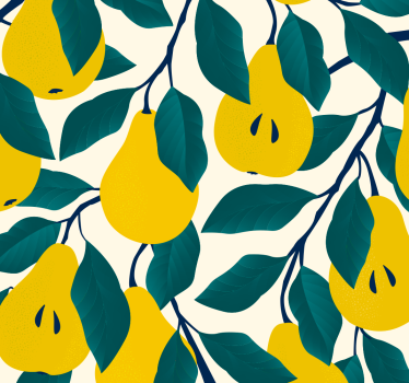 Papier peint cuisine motif des pairs - TenStickers
