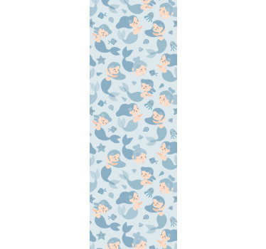 Papier peint chambre enfant fantaisie sous-marine - TenStickers
