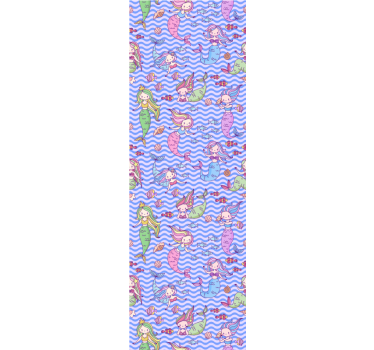 Papier peint chambre enfant images de sirènes - TenStickers