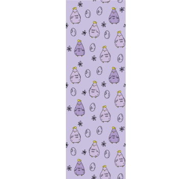 Papier peint chambre enfant conception de modèle de poussin - TenStickers