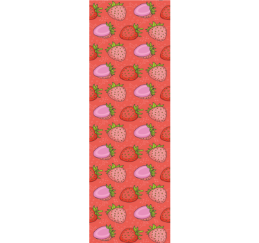 Papier peint cuisine délice à la fraise - TenStickers