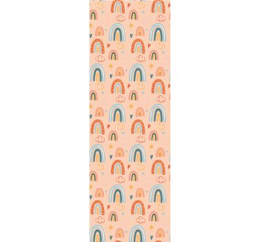 Papier peint chambre ado motif d'arcs-en-ciel - TenStickers