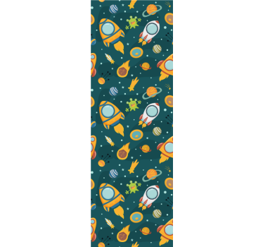 Papier peint chambre enfant exploration spatiale - TenStickers