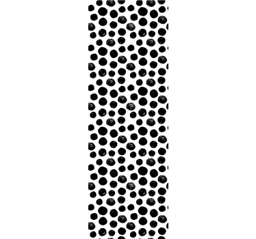 Papier peint cercles ensemble à pois - TenStickers