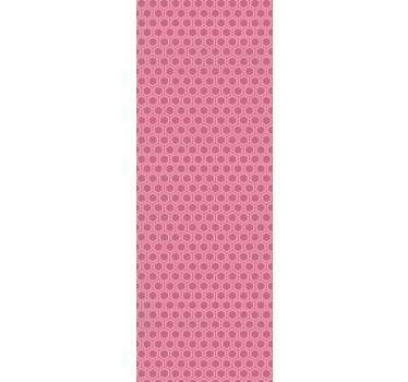 Papier peint cercles fond texturé en nid d'abeille - TenStickers