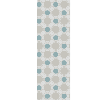 Papier peint cercles formes circulaires douces - TenStickers