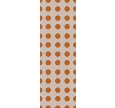 Papier peint cercles nuances chaudes - TenStickers