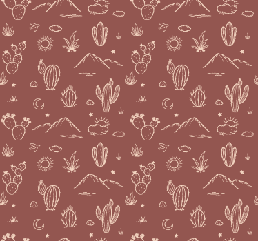 Papier peint terracotta paysage de l'arizona - TenStickers