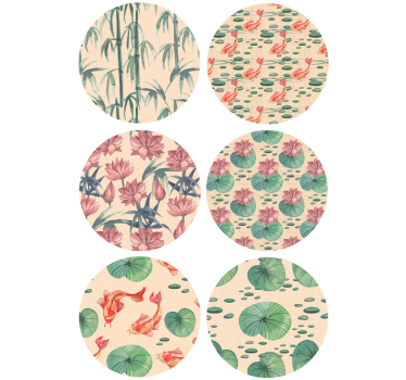 Papier peint nature Pré turquoise - TenStickers