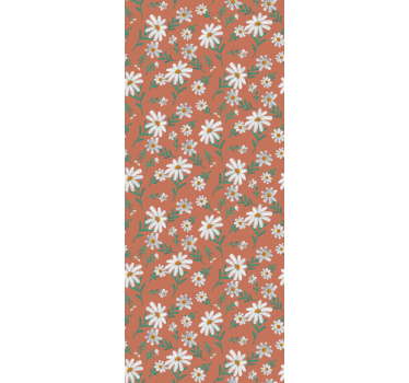 Papier peint cuisine composition de fleurs de marguerite - TenStickers