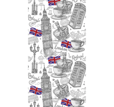 Papier peint ville monuments de londres - TenStickers