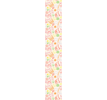 Papier peint chambre enfant gribouillis d'enfance - TenStickers