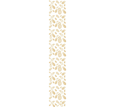 Papier peint cuisine motif d'ananas tropical - TenStickers