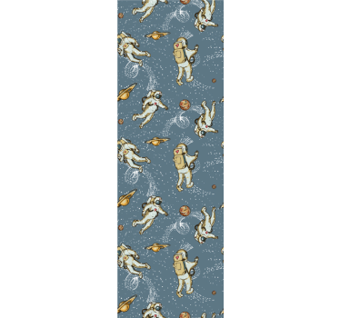 Papier peint chambre enfant astronaute et planètes - TenStickers