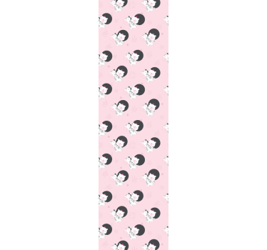 Papier peint chambre enfant motif bébé zèbre - TenStickers