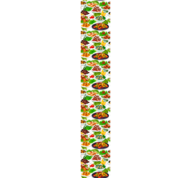 Papier peint cuisine délices culinaires - TenStickers