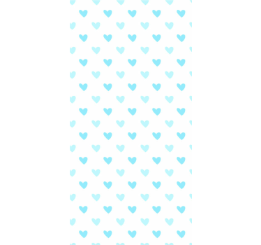 Papier peint chambre enfant motif de coeur - TenStickers