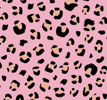 Papier peint chambre fille Léopard d'aquarelle - TenStickers