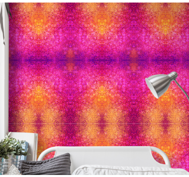 Papier peint chambre ado chaleur abstraite - TenStickers